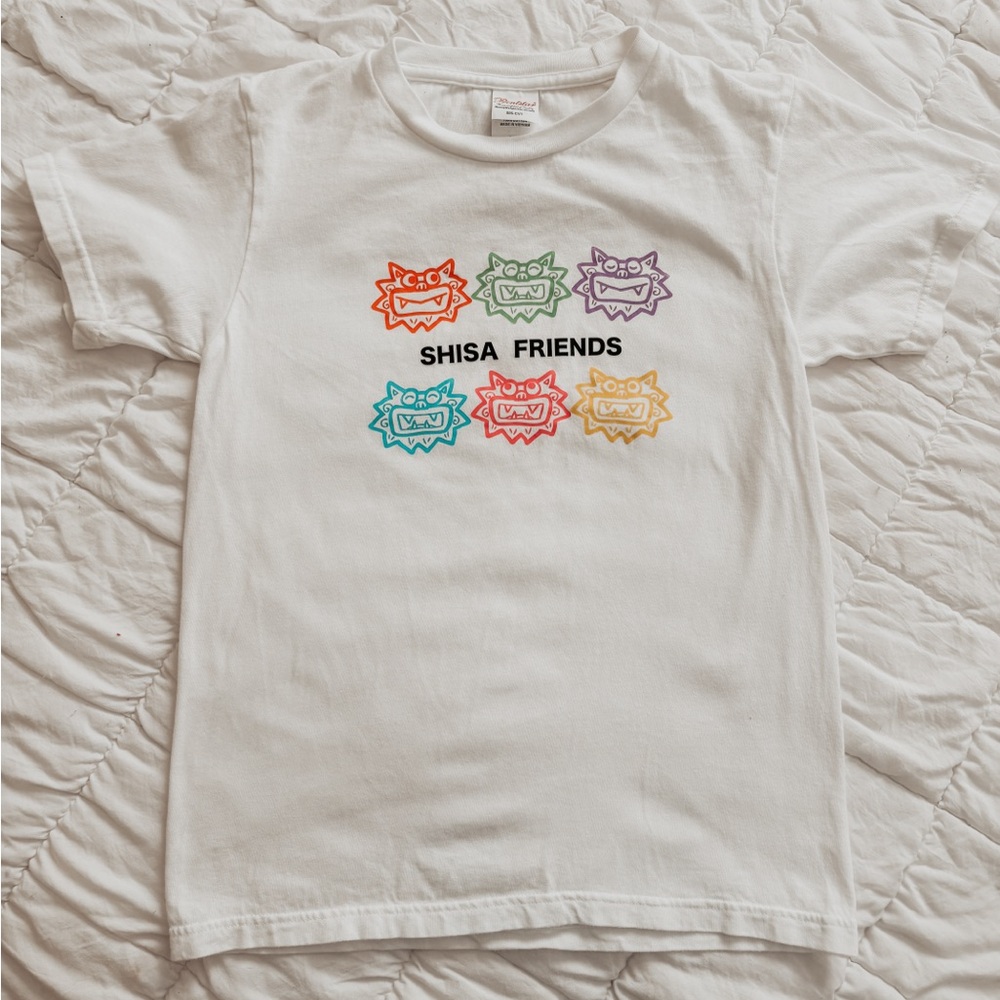 Shisa Friends White T-Shirt